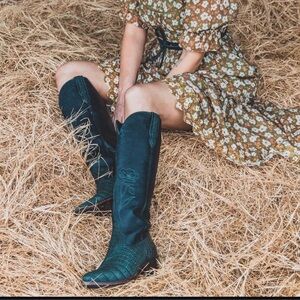 ***ISO*** Tecovas Kristopher Brock Green Boots | Size 11